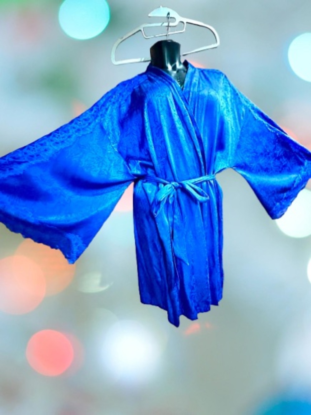 Victoria's Secret Lace Robe [royal blue]